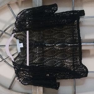 Bette Paige black cardigan.